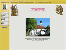 Tablet Screenshot of kirche-lechbruck.de